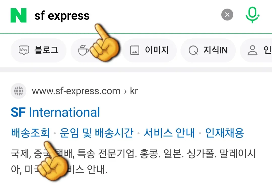 SF-EXPRESS(순풍택배)-배송조회-방법-안내-배송-조회를-가장-간편하게-하는-첫-번째-방법은-SF-Express-공식-홈페이지를-이용하는-것입니다.-먼저,-네이버,-다음,-구글-포털-사이트에서-SF-Express-또는-순풍택배를-검색한-후,-공식-사이트-바로-왼쪽-아래의-배송조회를-클릭하세요.