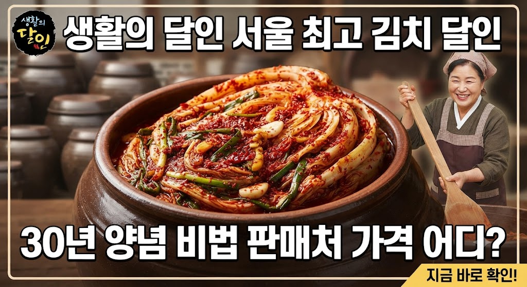 생활의 달인 서울 최고 김치 달인
