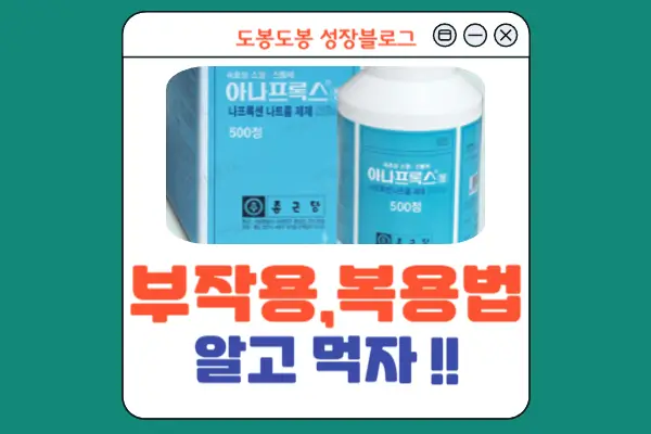 아나프록스정 안내 이미지