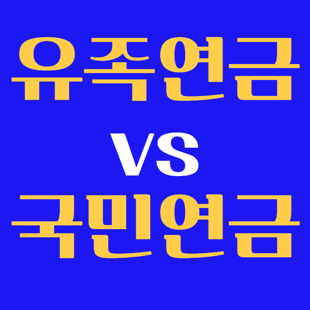 유족연금 vs 국민연금