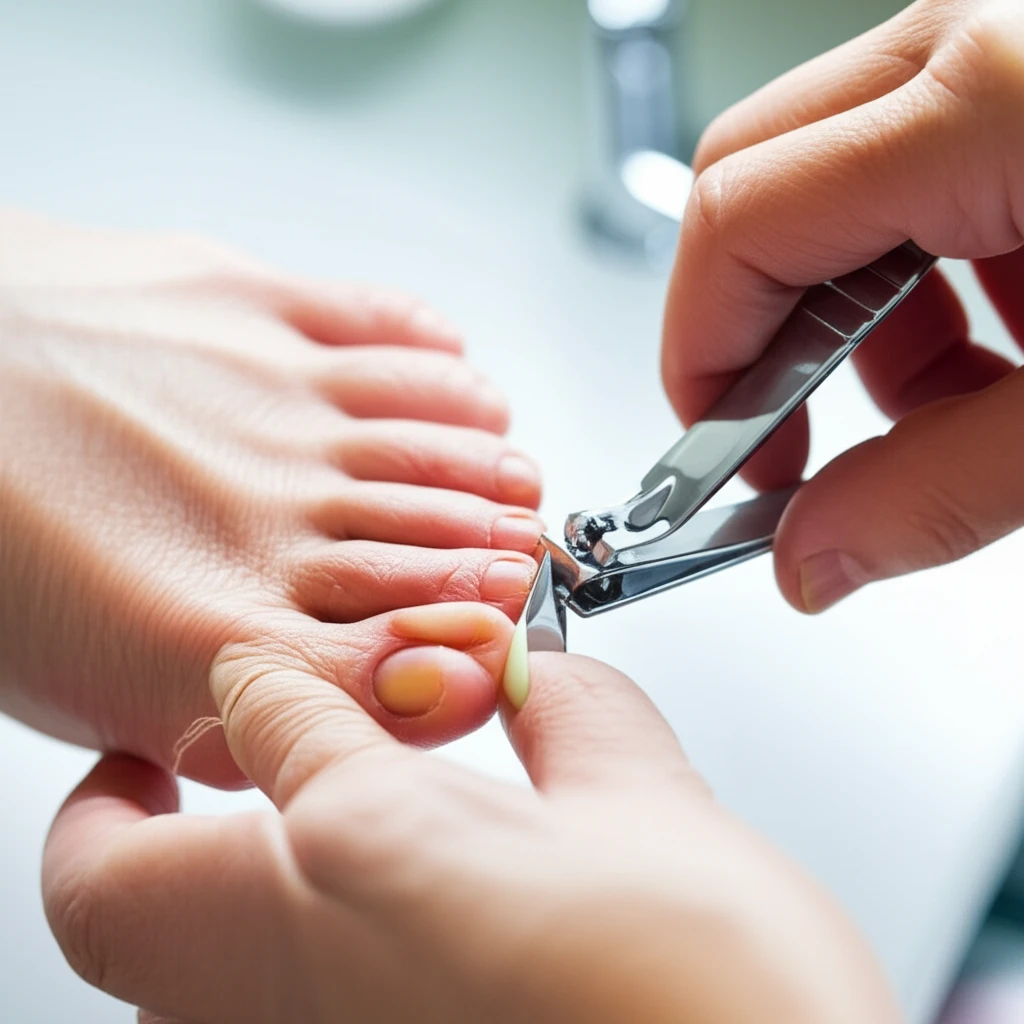 방치하면 큰 코 다치는 노인 발톱 건