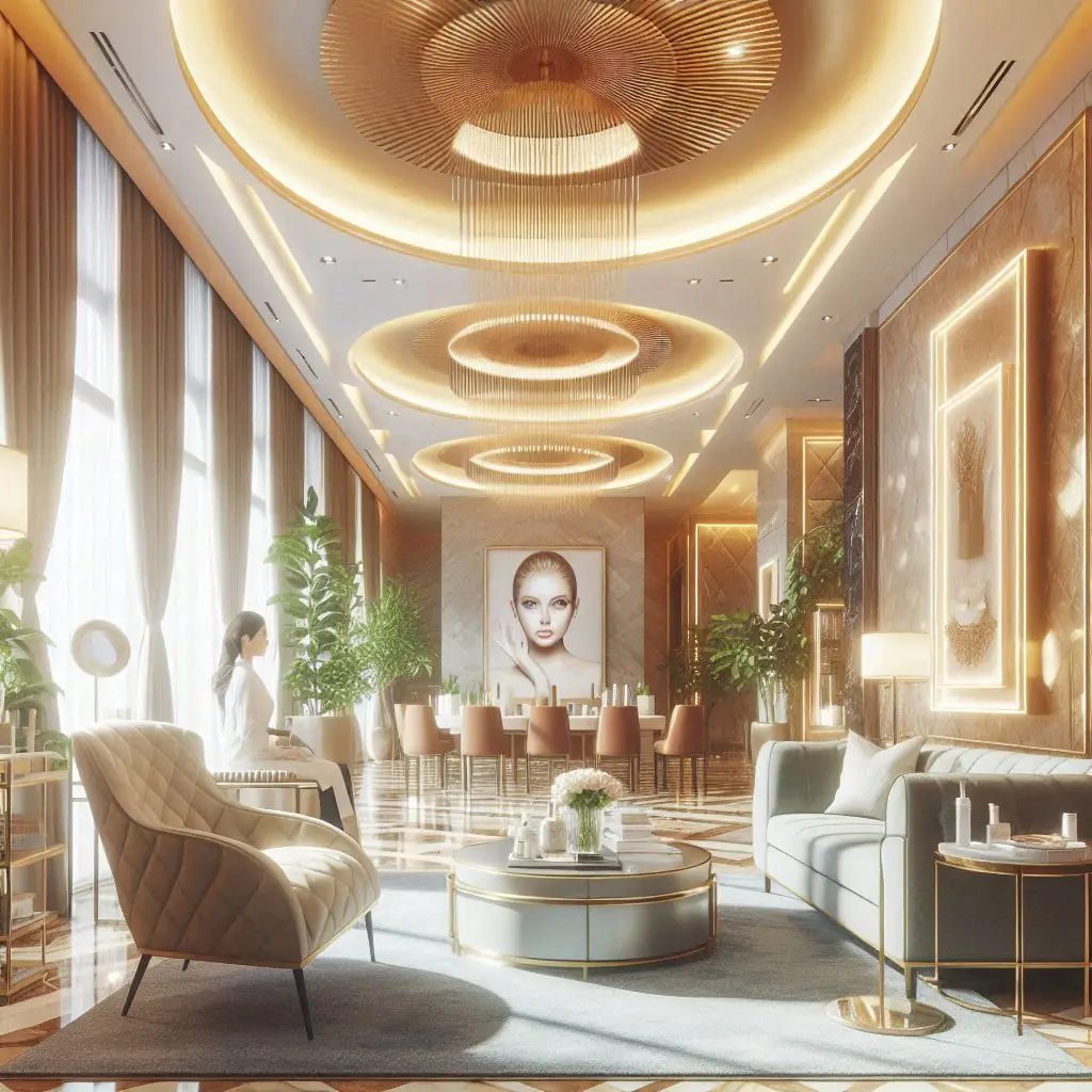 피부,체형관리 샵 배경