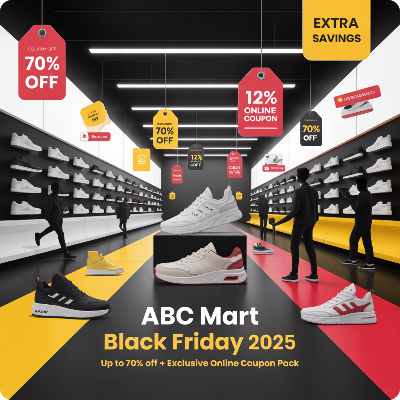  2025 ABC마트 블랙 프라이데이(블랙 ABC 데이) 이미지 