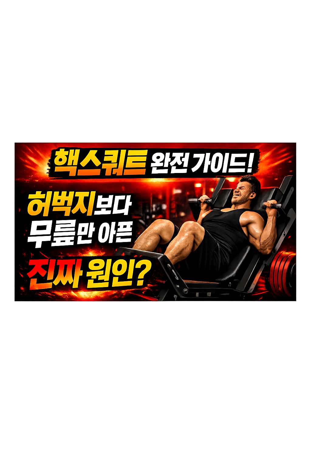 핵스쿼트 운동방법 완전 가이드