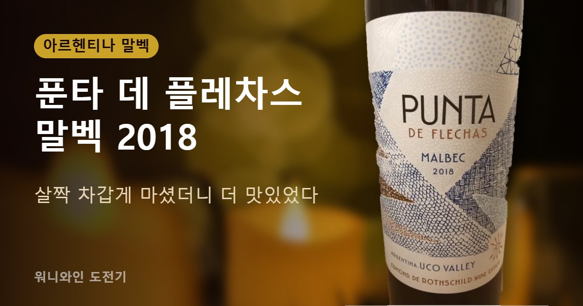 푼타 데 플레차스 말벡 2018 후기 썸네일