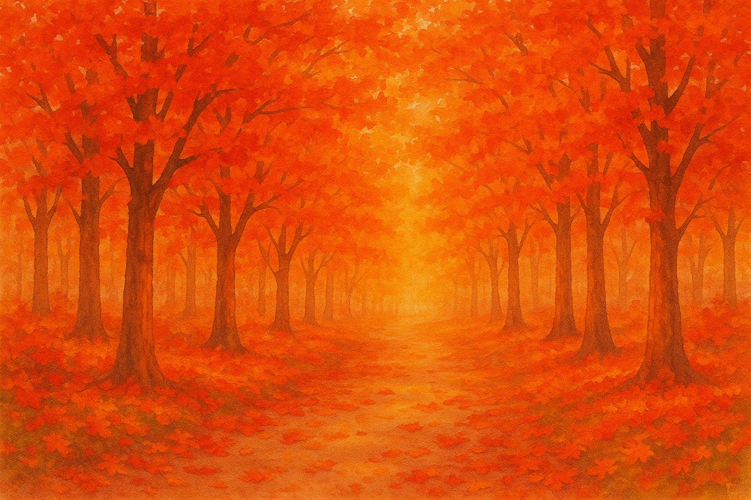 가을 길목의 여유로운 산책