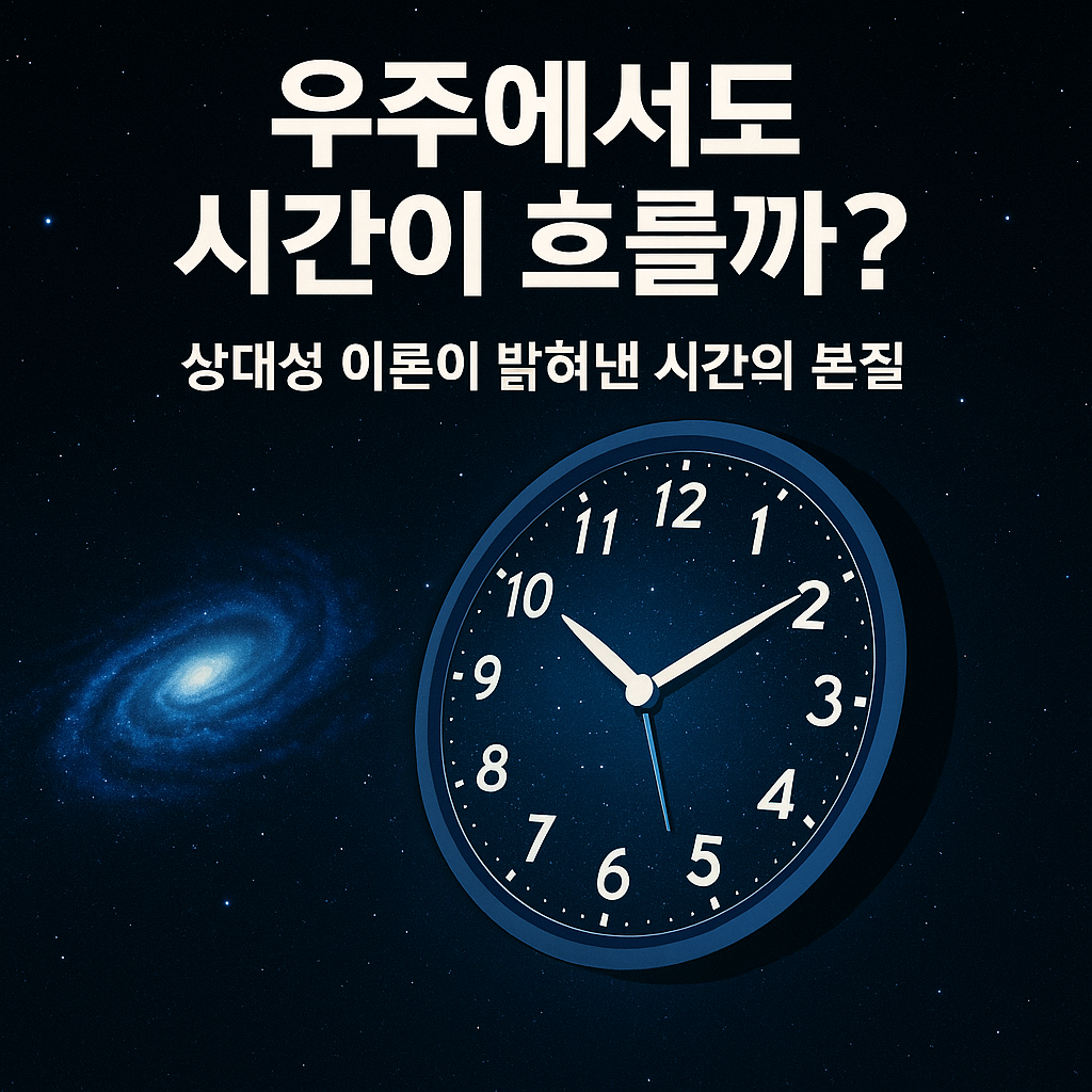 우주에서도 시간이 흐를까