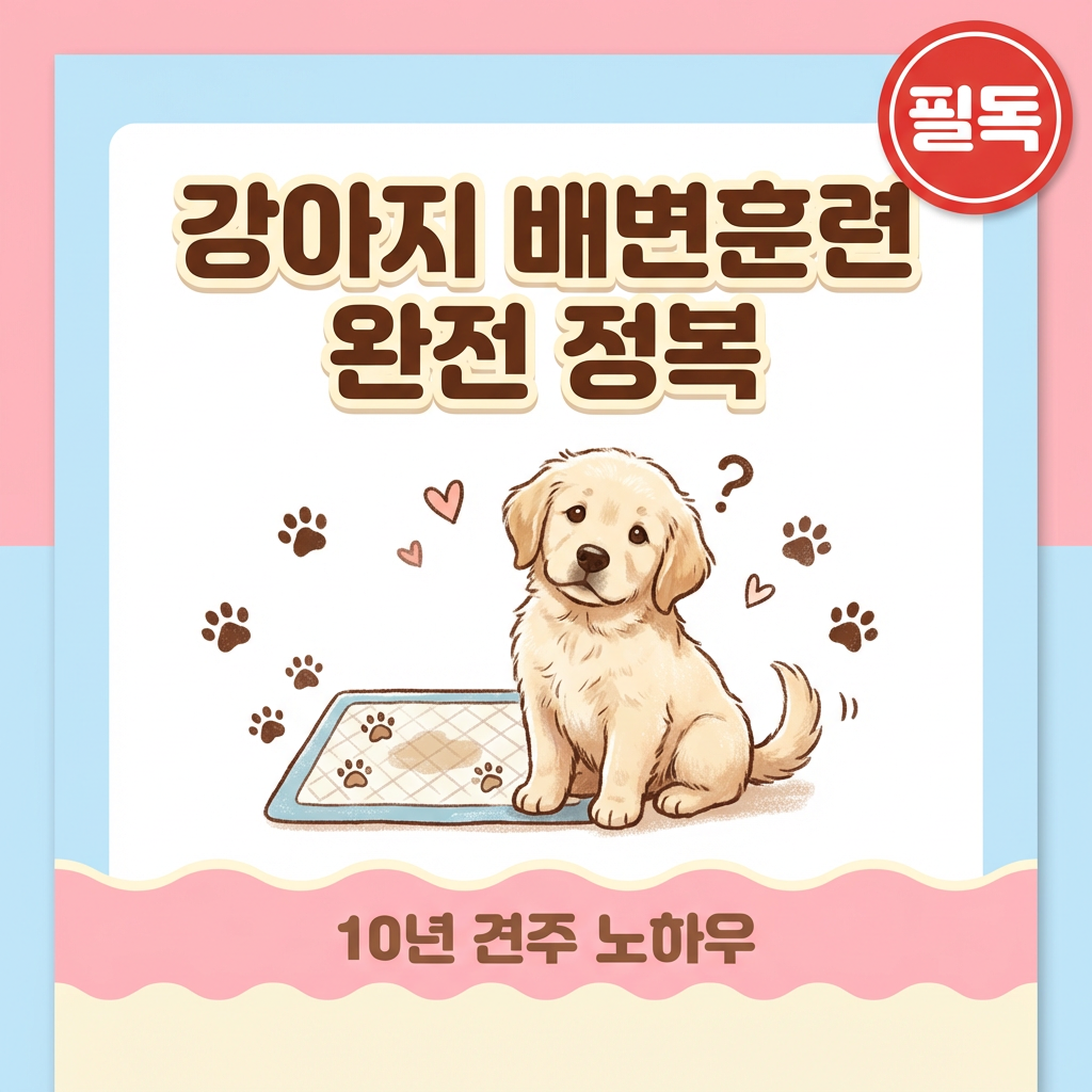 강아지 배변훈련 실패하는 진짜 이유와 10년 견주의 성공 노하우 완전 정복