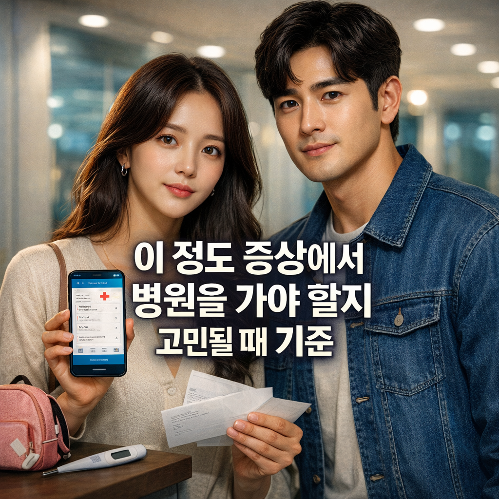 응급실 비용폭탄, 우리집 선택표