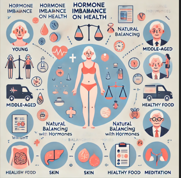 호르몬 균형과 건강에 관한 사진 참조