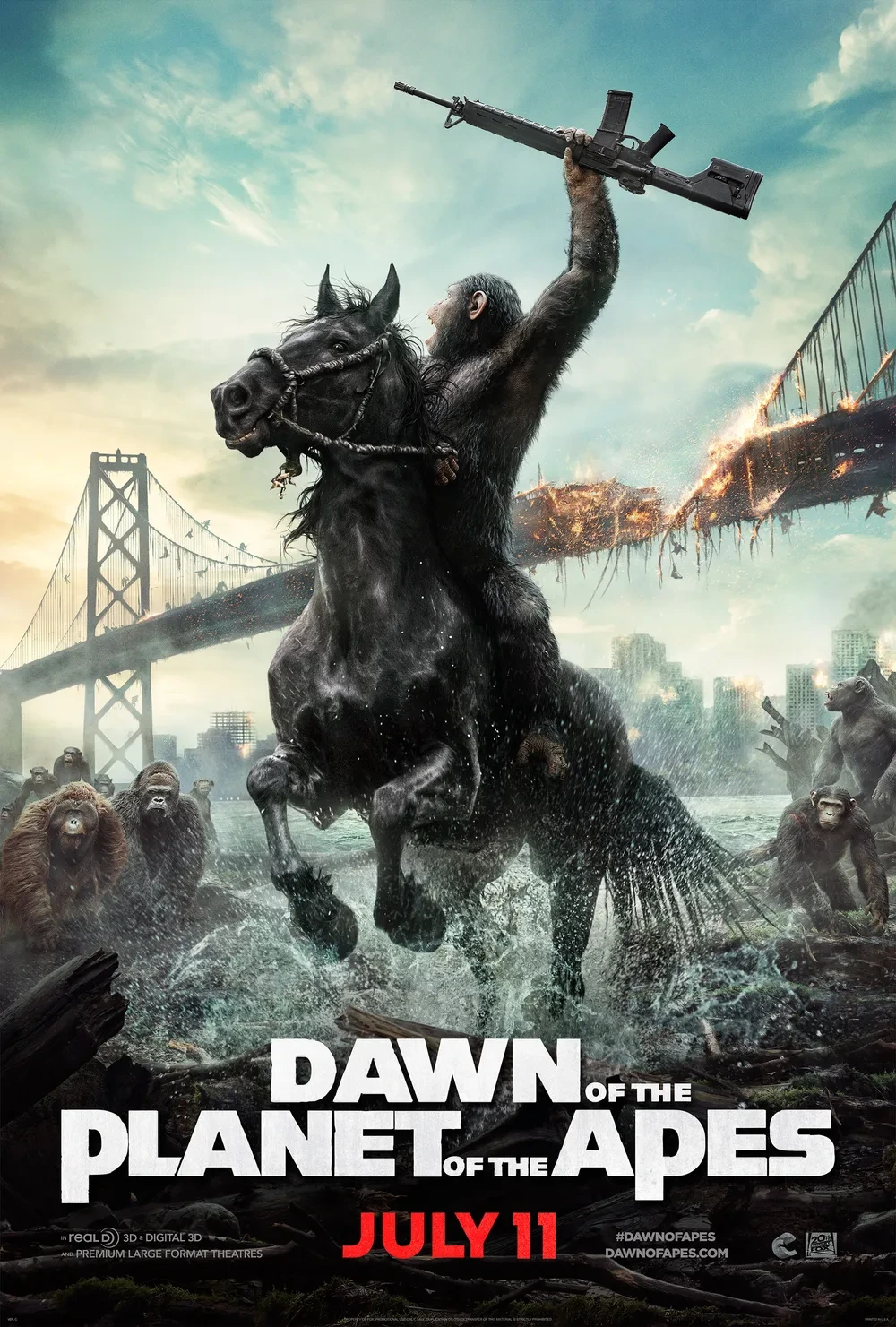 Film, Dawn of the Planet of the Apes, 2014