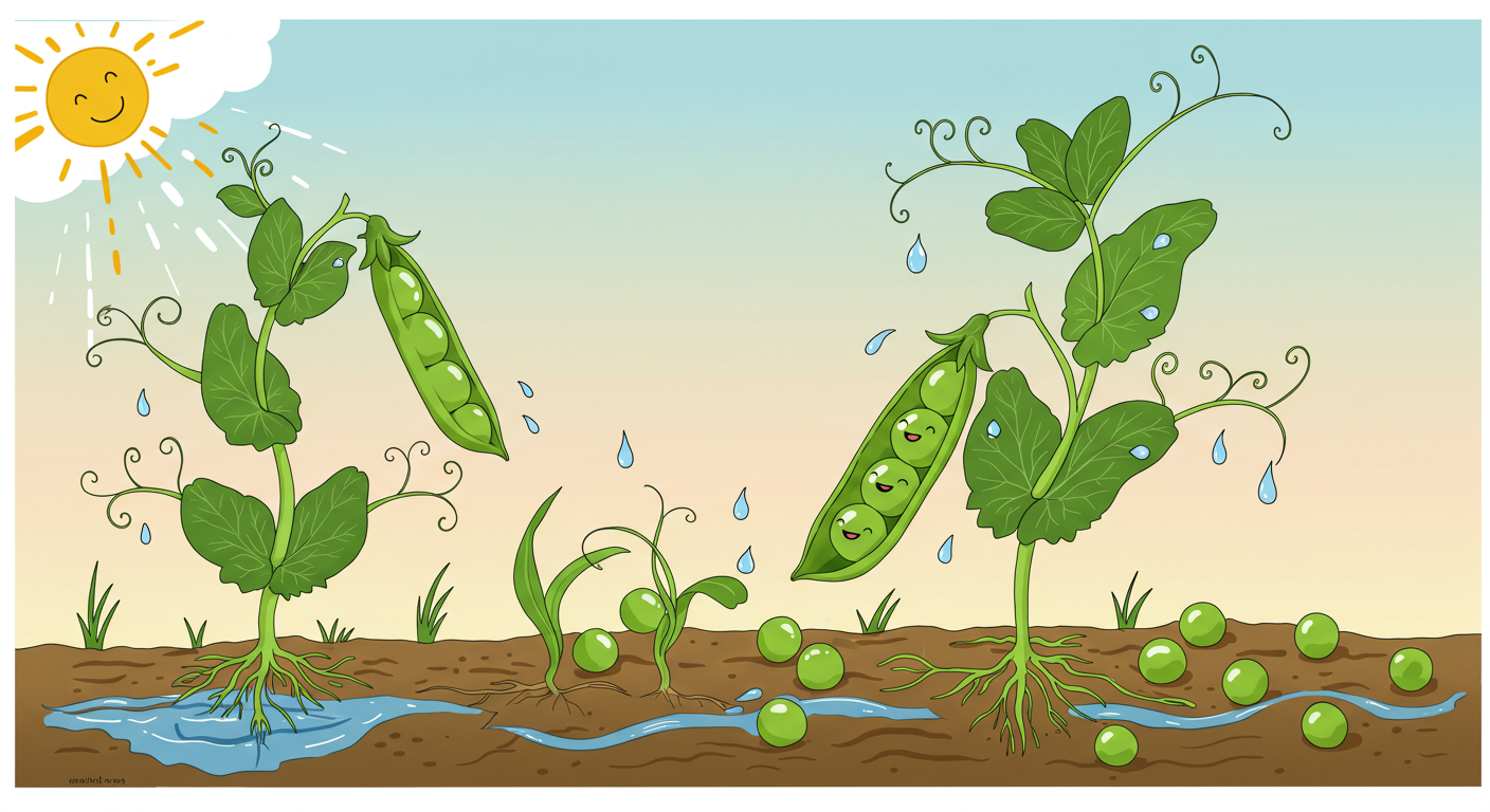 🌱 완두콩이 유독 달콤하고 부드러운 이유 🍃