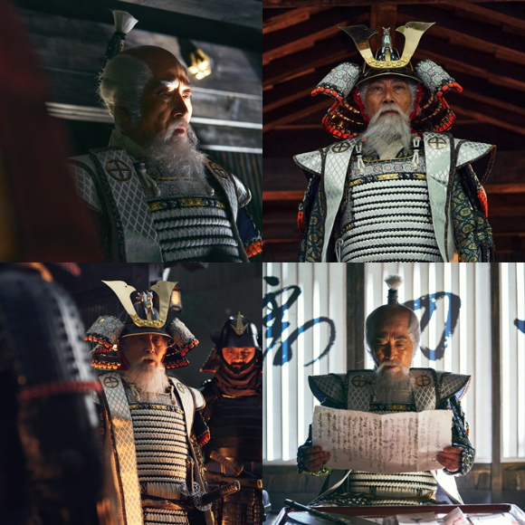 배우 백윤식이 영화 '노량: 죽음의 바다'(감독 김한민)에서 장수 시마즈 역을 맡아 열연을 펼치고 있다. [사진=롯데엔터테인먼트/㈜에이스메이커무비웍스]