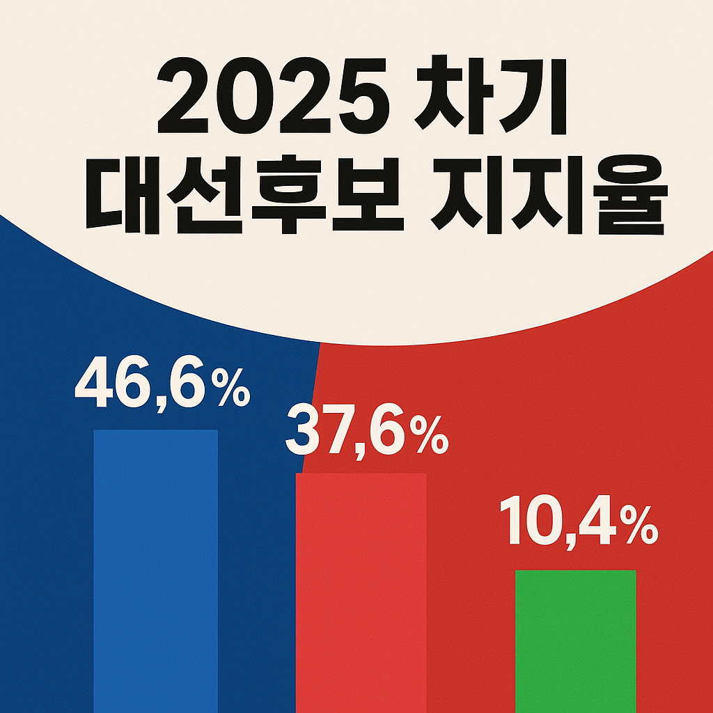 2025 차기 대선 후보 지지율