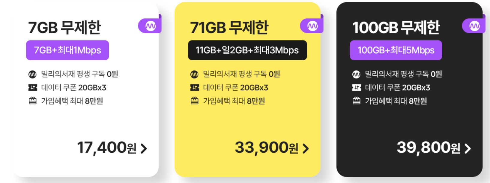 밀리의 서재 평생구독