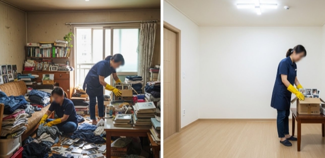 청송 고독사청소 업체