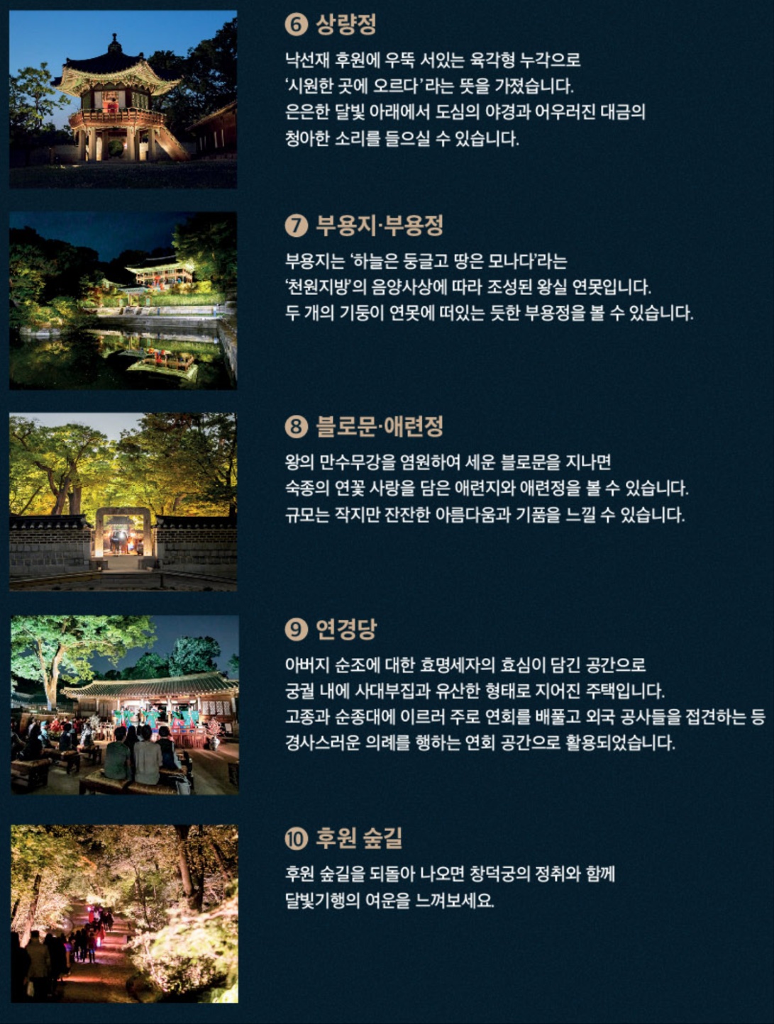 외국인 창덕궁 달빛기행