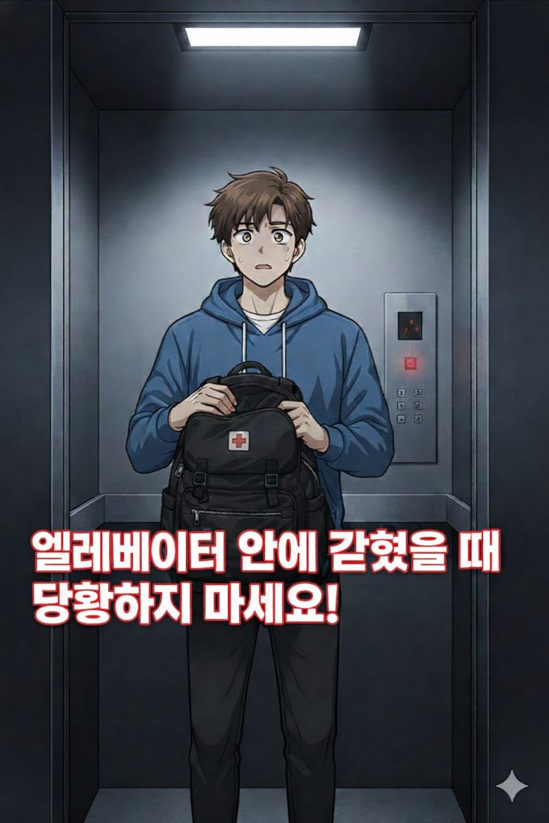 엘리베이터 안에 갇혔을 때 당황하지 마세요! 생존 수칙 7가지 알려드립니다
