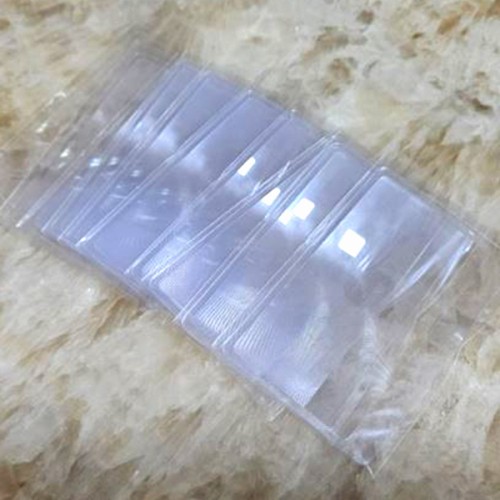 [개별비닐포장] 카드형 돋보기 휴대용 독서 명함 평면 책갈피 판촉물 확대경 부모님 선물 어르신 선명한 카드 루페 실버용품 도매창고