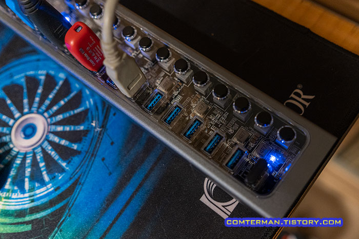 오리코 AT2U3-16AB 블루LED