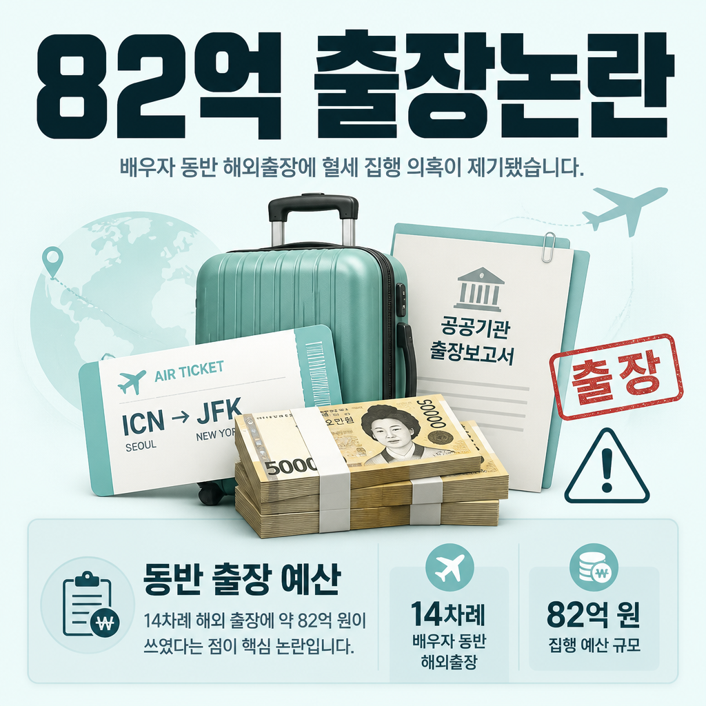 82억 출장논란