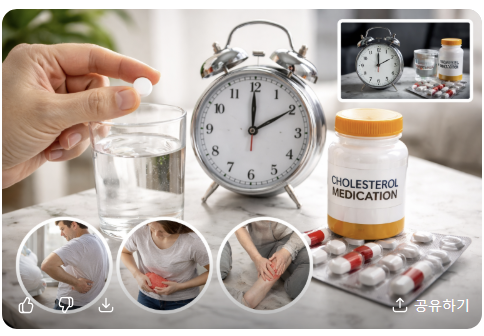고지혈증약 복용시간과 부작용｜언제 먹어야 효과 좋을까? 관련 사진