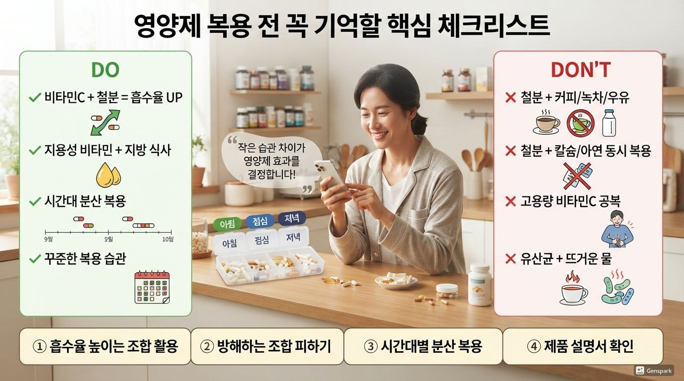 점심 식후 복용하면 좋은 영양제