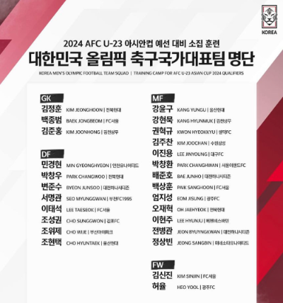 알트태그-올림픽 대표팀 명단