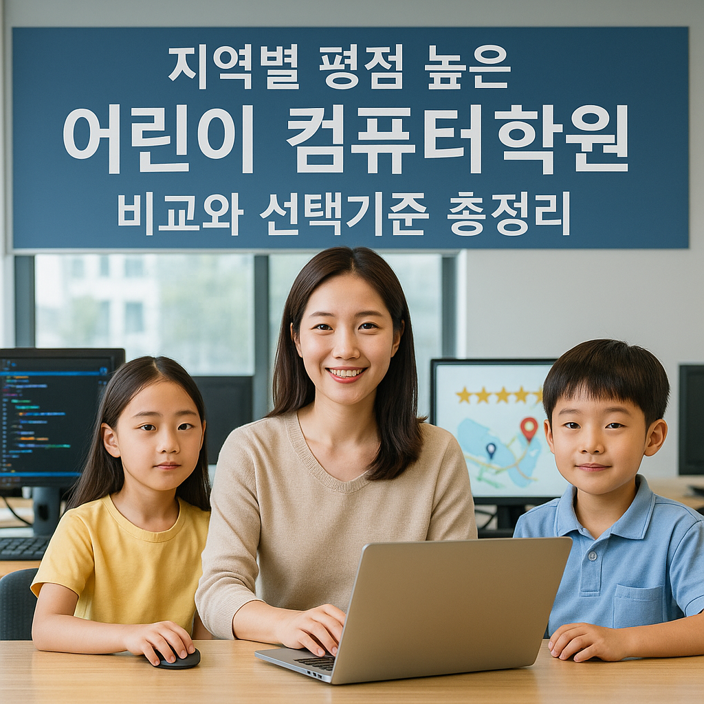 지역별 평점 높은 어린이 컴퓨터학원 비교와 선택기준 총정리
