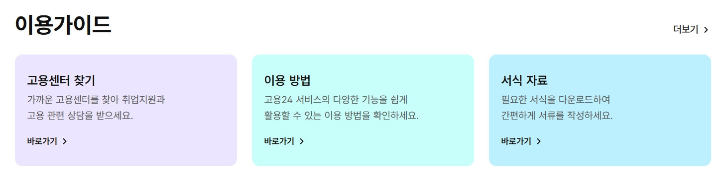 실업급여 이용가이드