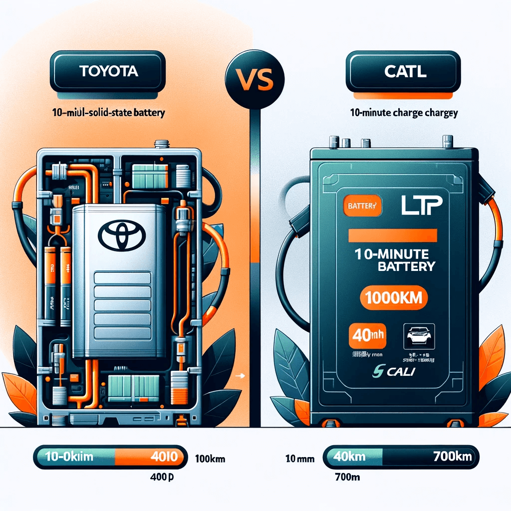 토요타와 중국 CATL의 기술 비교