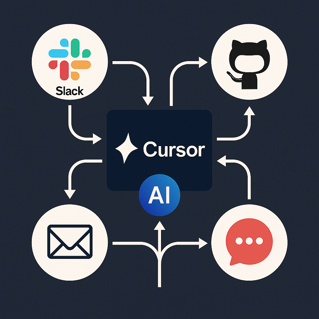 Cursor와 연결된 통합 커뮤니케이션 도구 생태계