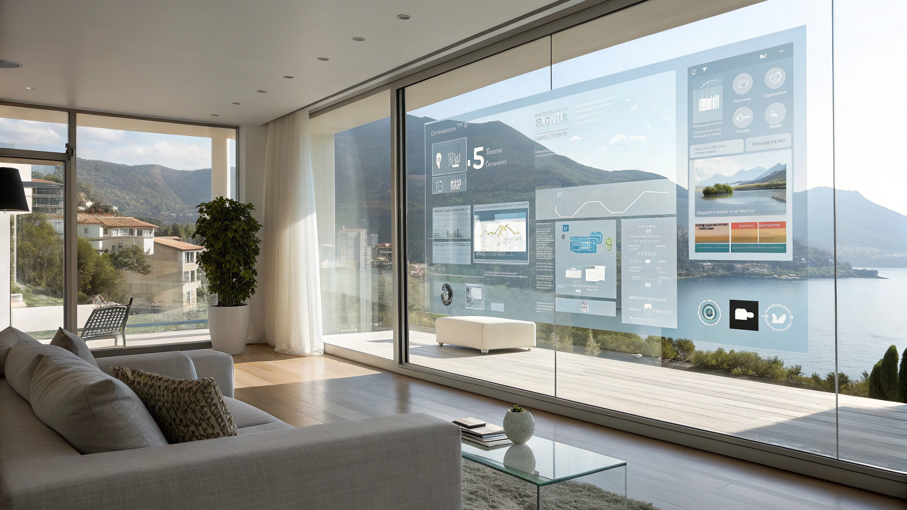 유리처럼 보이지만 화면입니다! 그 중심엔 메타표면 광학