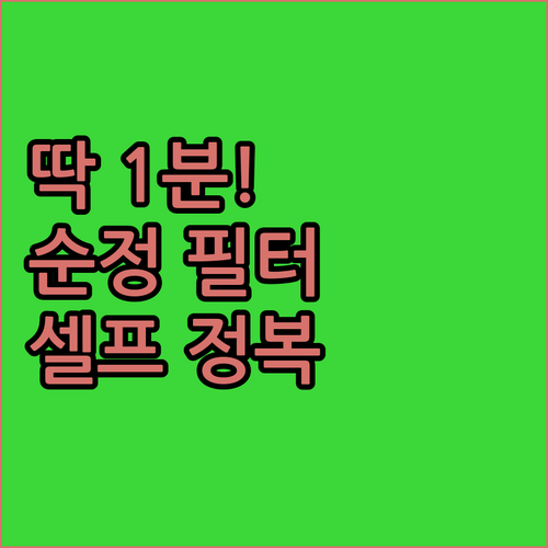 블루웰 K이온닥터 전용 순정 필터 1..