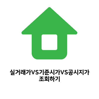 실거래가, 기준시가, 공시지가