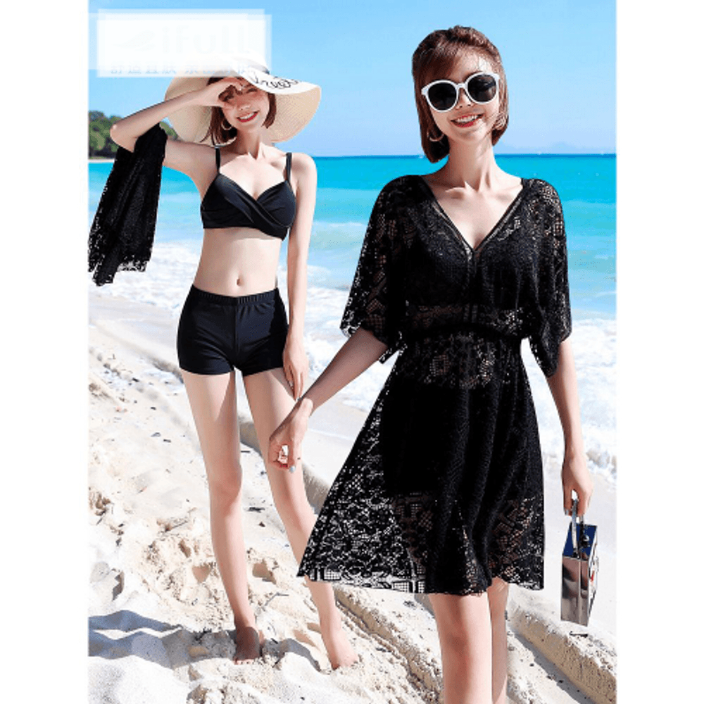 여자수영복 실내 비키니 시스루 체형커버