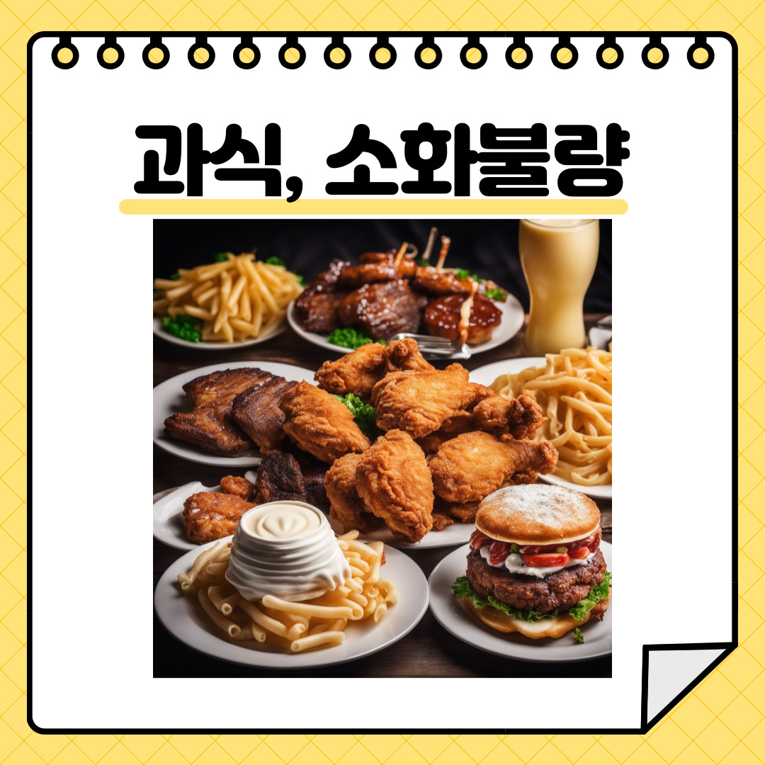 과식과 소화불량