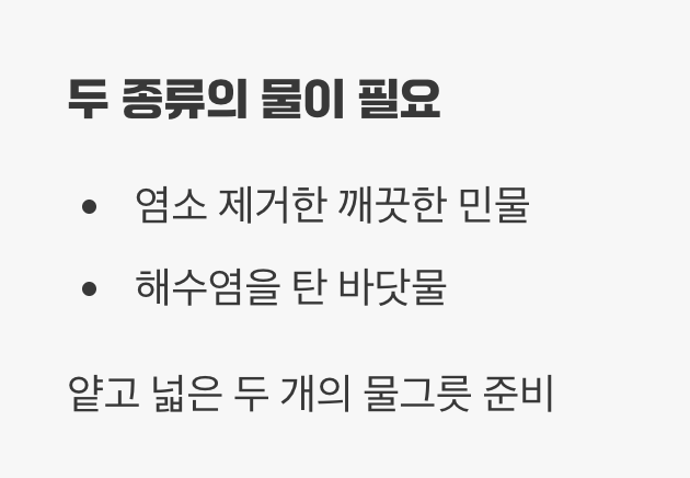 바닷물을 잊은 집사