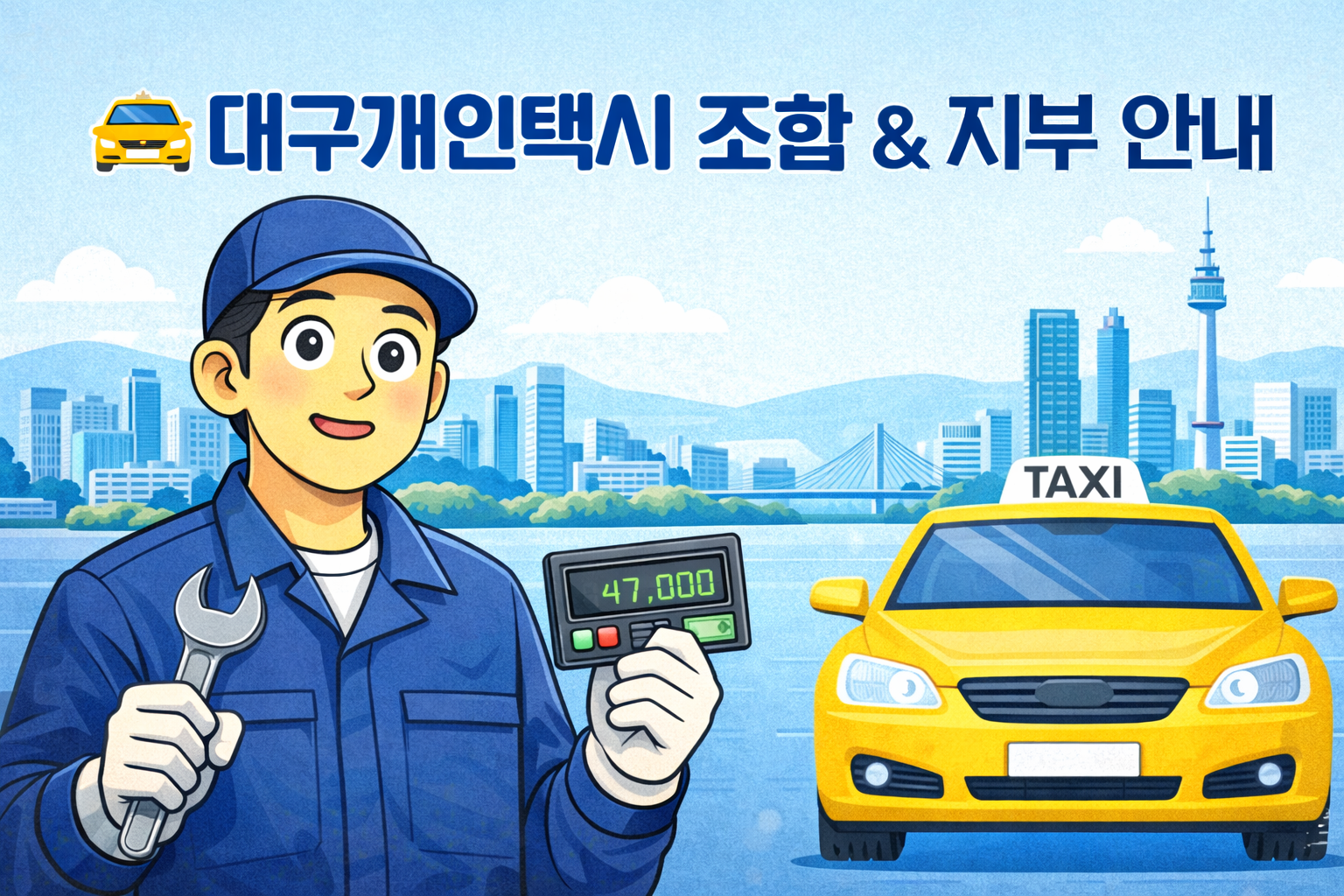 대구 개인택시 관련 업무 업체 정보안내