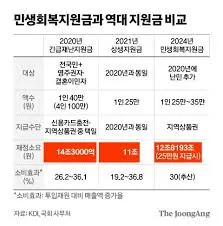 정부지원금 대상과 액수, 지급수단, 소비효과