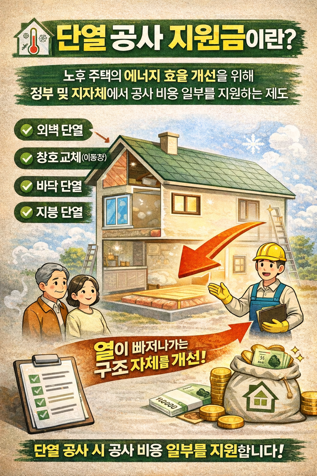 단열 공사 지원금이란?