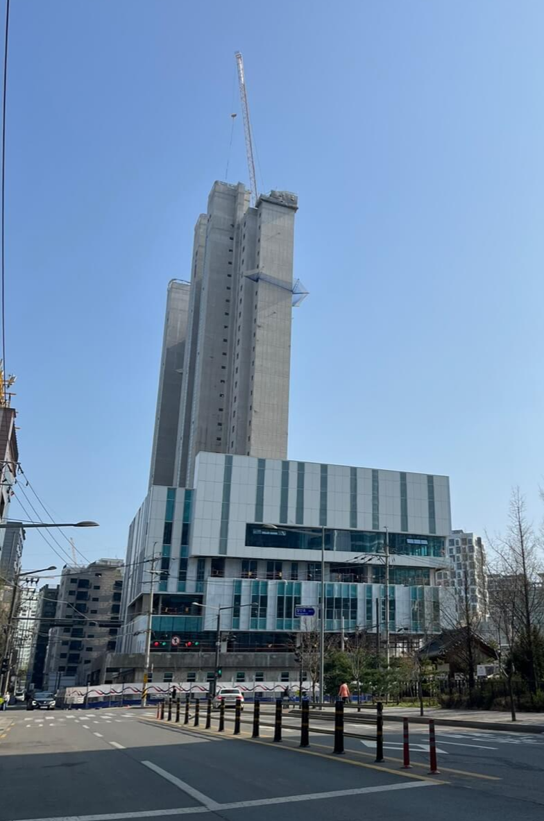 영등포센트럴푸르지오위브 현재 공사 모습