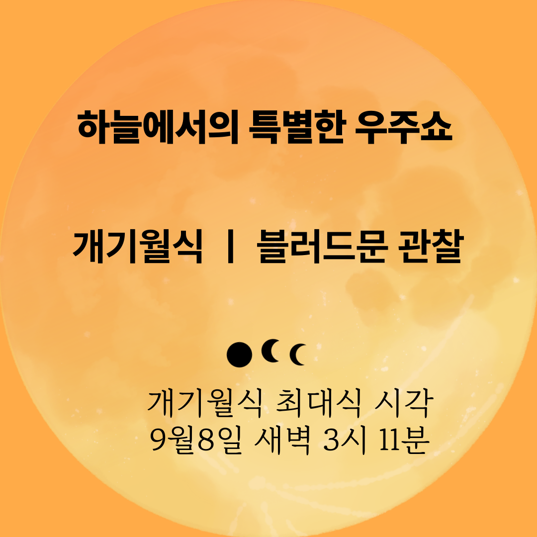 개기월식 관측