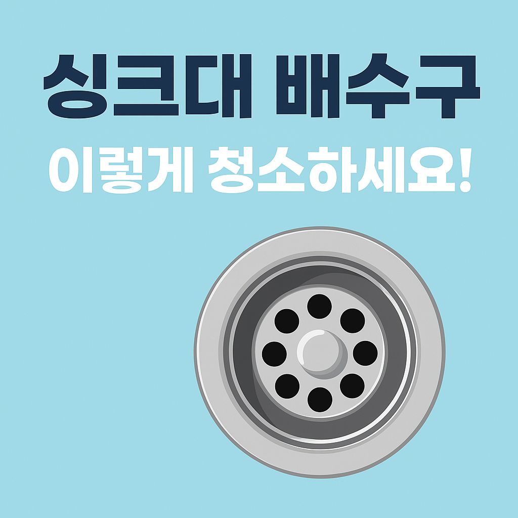 [찌든 때 없이 산다 18] 싱크대 배수구, 냄새 없이 뽀득하게!