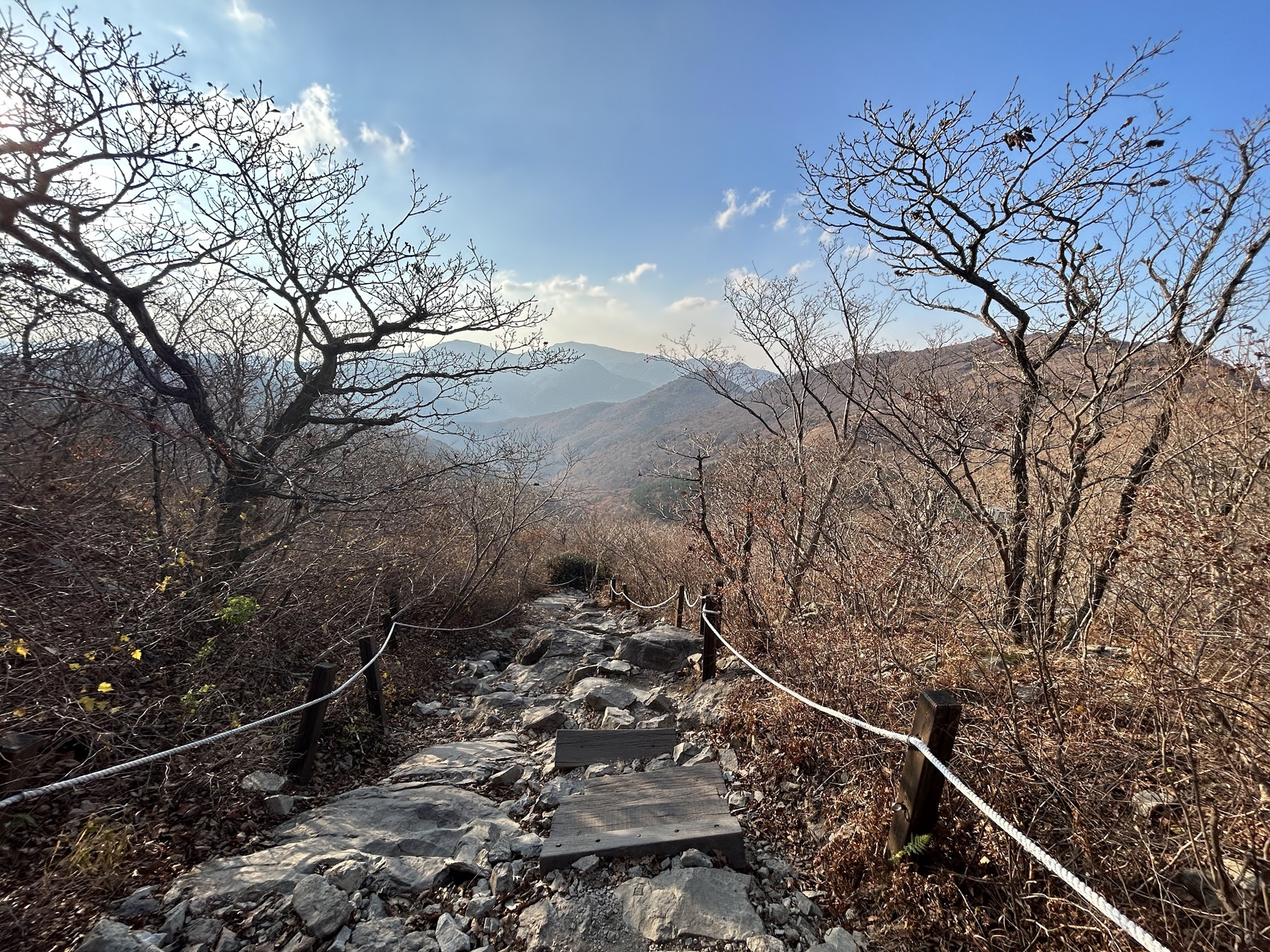 신불재에서 간월재 가능 등산로