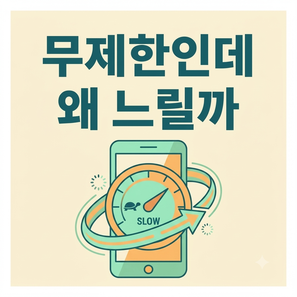 알뜰폰 데이터 속도와 테더링 조건 확인 안내