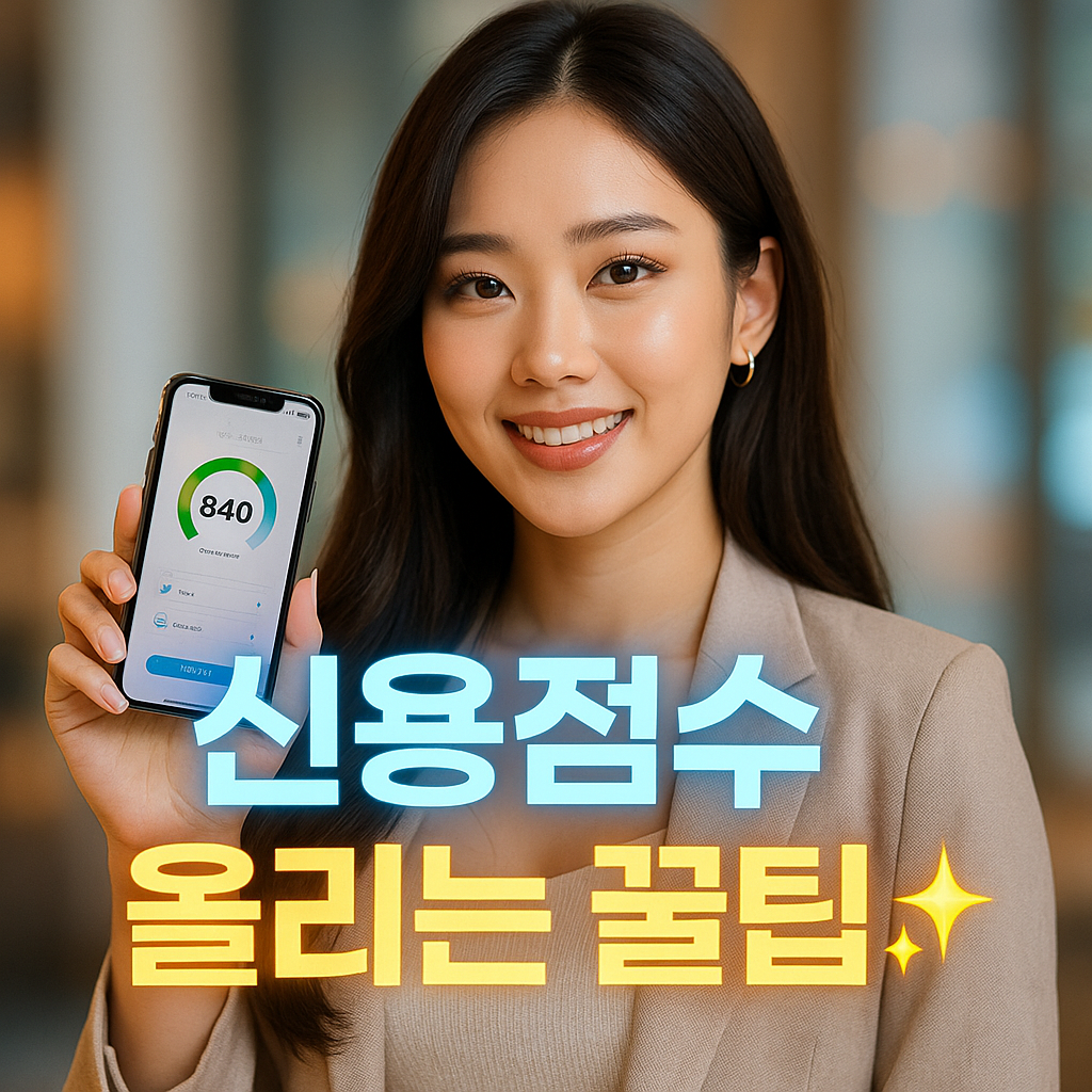 신용점수 확! 올리는 생활 꿀팁과 관리법 모음집