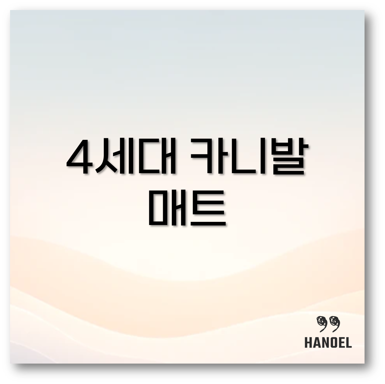 카니발 매트