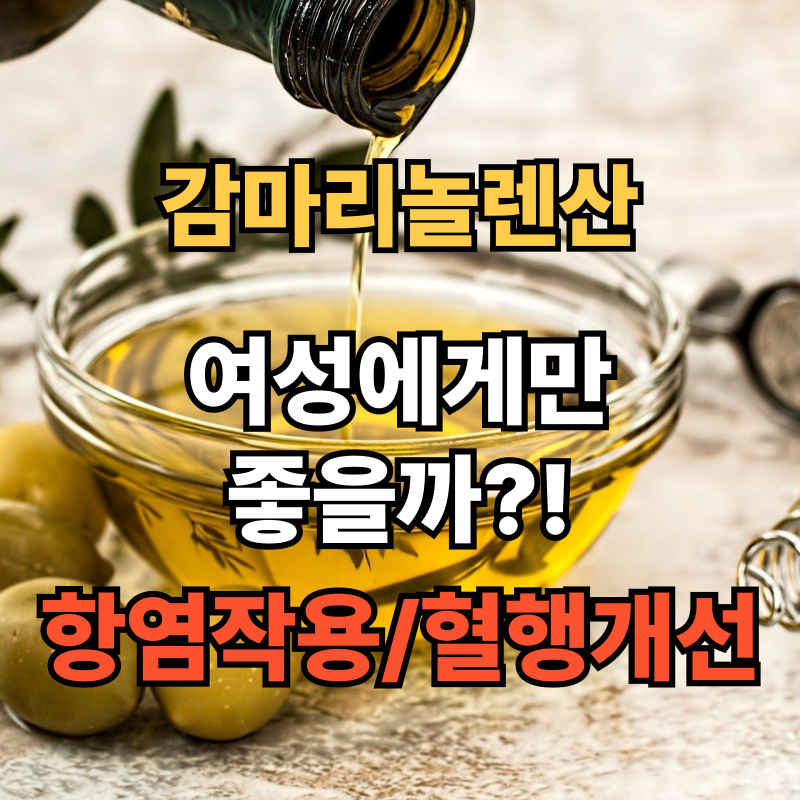 🌼 감마리놀렌산(GLA) 효능, 부작용, 복용 팁까지 총정리!