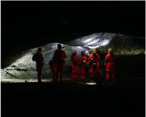 김녕굴 탐방모습1